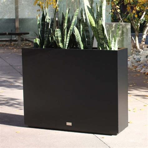 metallic galvanized powder-coated steel planter box|galvanized steel containers for gardening.